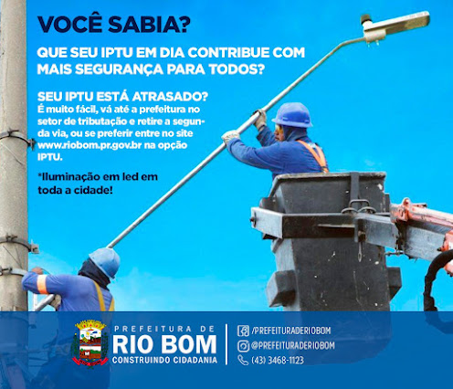 RIO BOM - IPTU AJUDA SUA CIDADE