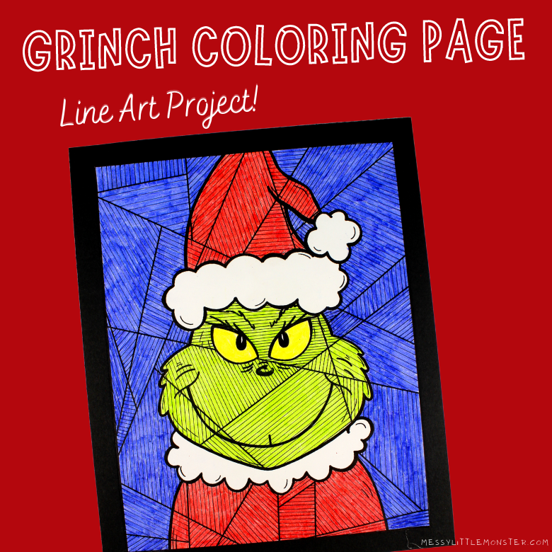 Build The Grinch Coloring Pages (Free Printable) - Kids Craft Room