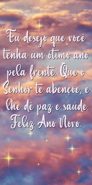 Papel de Parede Mensagem de Ano Novo Que o Senhor Te Abençoe, Frase de Ano Novo.