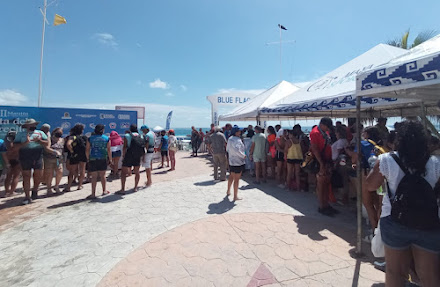 El Maratón de Aguas Abiertas Ruta de los Arrecifes reúne a más de 500 participantes