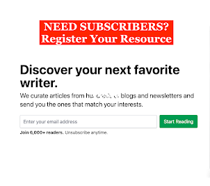 SUBMIT YOUR BLOG; NEWSLETTER