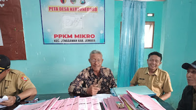 Antusias Masyarakat Desa Kertonegoro Kecamatan Jinggawah Pendaftaran PTSL 2024