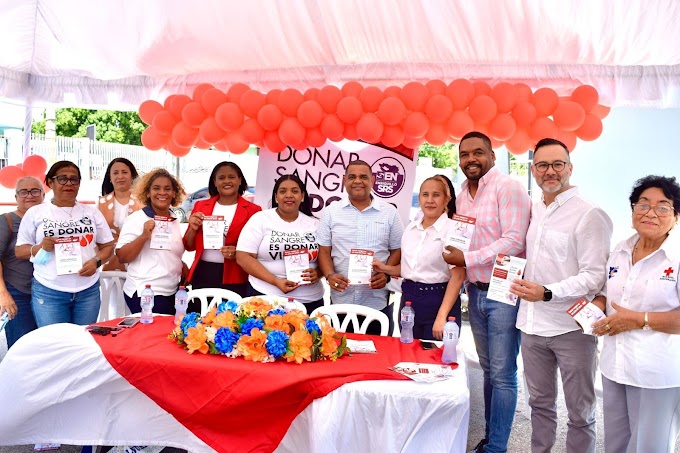 CAC  participa en Inauguración de Jornada de Donación de Sangre del SRS Enriquillo