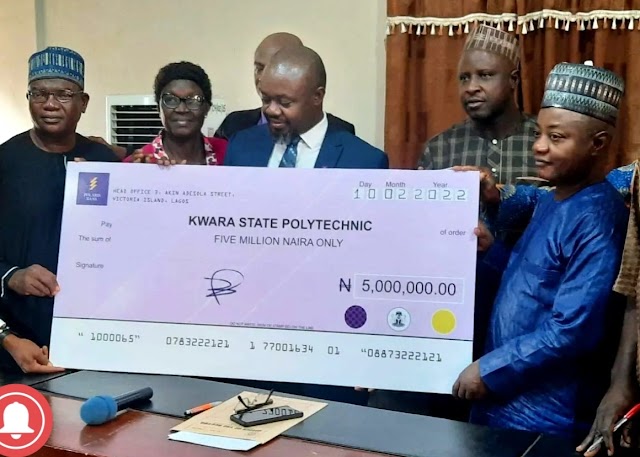 Polaris Bank donates towards construction of distance learning center in Kwara State Polytechnic 