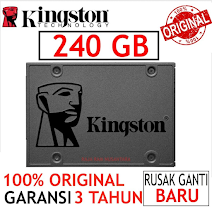 SSD KINGSTON V400 240GB SATA3 SOLID STATE DISK ORIGINAL BARU SSD 2.5"