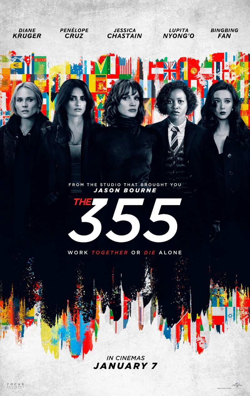 the 355 poster