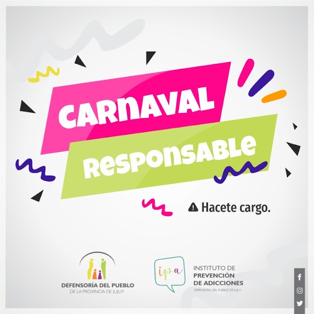 La Defensoría del Pueblo iniciará campaña de concientización “Carnaval Responsable” 