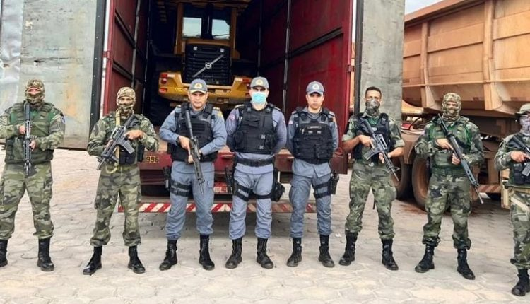TRATOR ROUBADO NA CIDADE DE OLINDA NOVA-MA É RECUPERADO POR POLICIAIS MILITARE