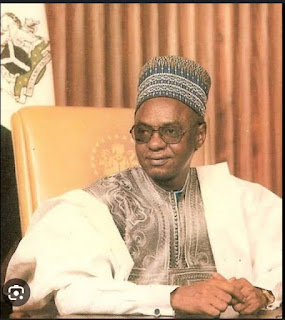 Alhaji Shehu Shagari, the first Executive President of Nigeria