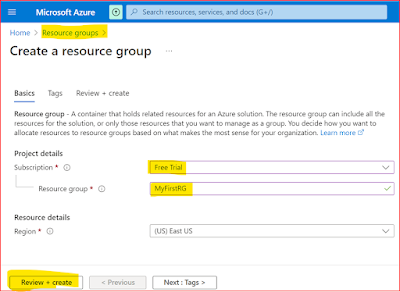 Create Azure Resource Group