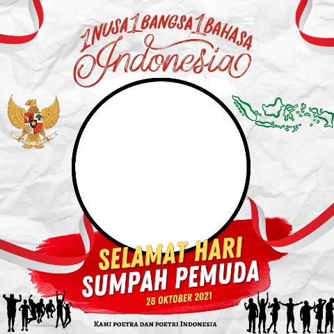 Link Download Bingkai Foto Twibbon Selamat Hari Sumpah Pemuda 2021