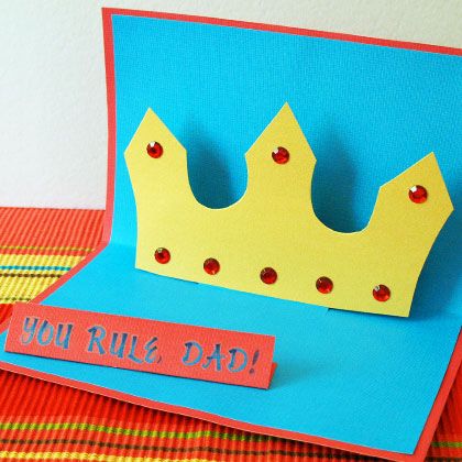 King Stefan's Pop-up Crown Card