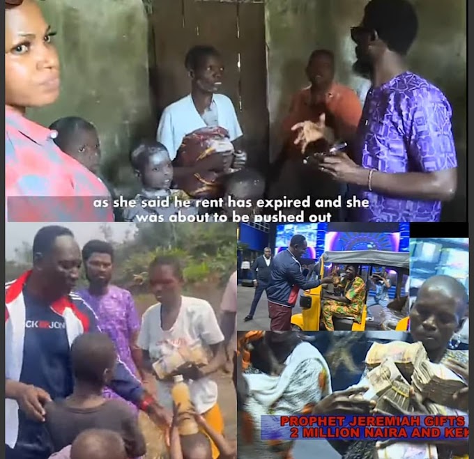 Billionaire Prophet Jeremiah Fufeyin elevate the standard of living for a poor Nigerian farmer and family [Watch Video]