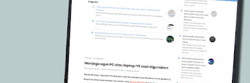 Menjaga agar PC atau laptop FIT saat digunakan