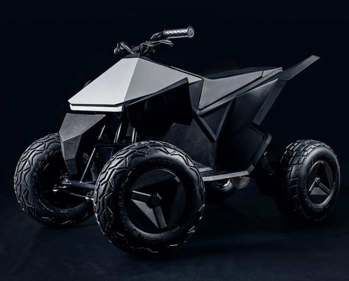 02 Tesla Mini Cyberquad ATV For Kids For Only US$1900
