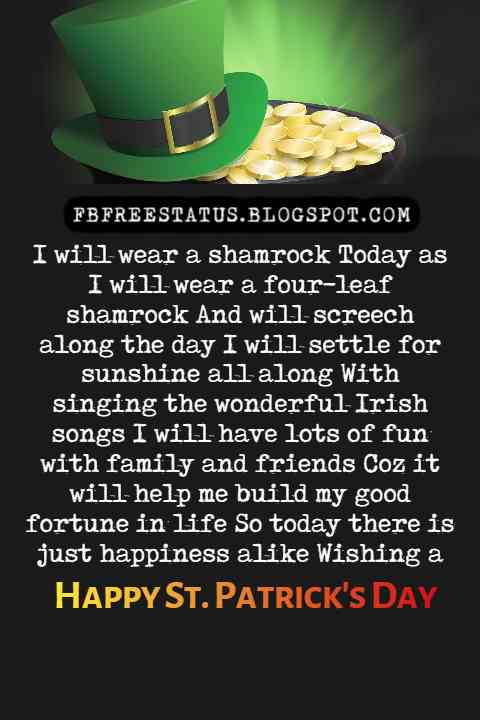 st patrick's day poems and poems for st patrick's day