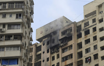 Fire Kills Two in High-Rise Building in Mumbai
