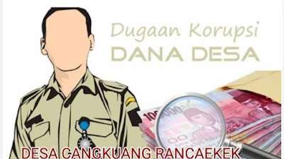 Kuat Dugaan DK Oknum Kades Cangkuang Lakukan Mal-administrasi Anggaran APBD & APBN 