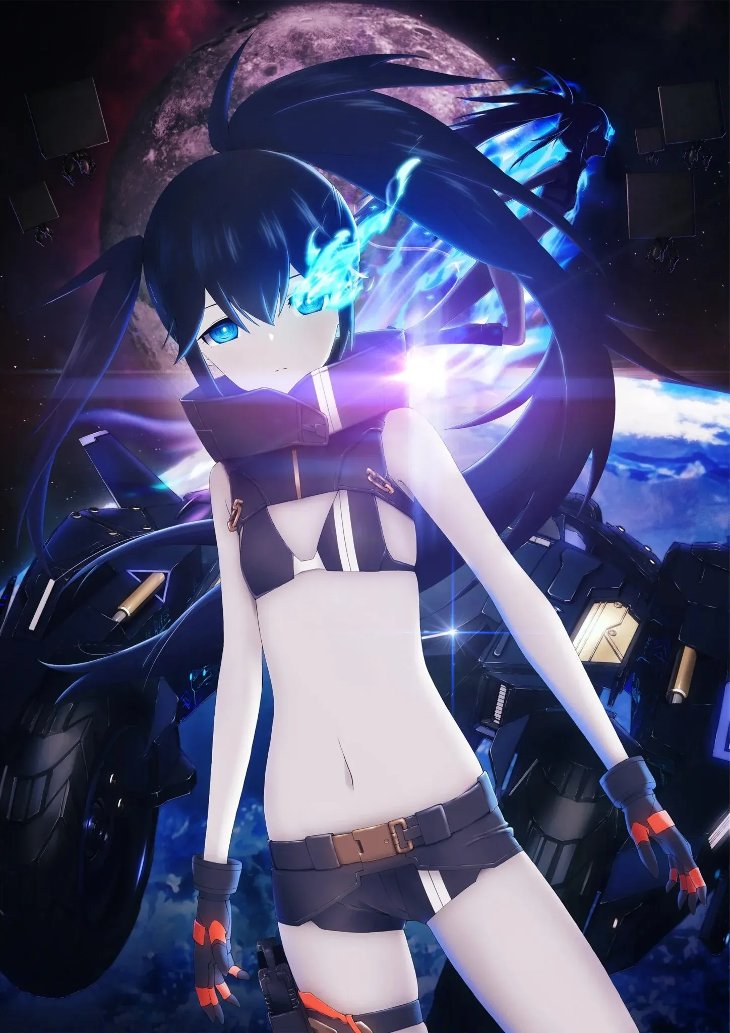 O Anime Black Rock Shooter: Dawn Fall revelou uma Nova Imagem Promocional