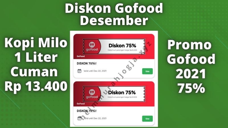 voucher gofood 75% diskon 45ribu