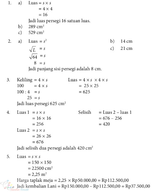 Kunci Jawaban Senang Belajar Matematika Halaman 131