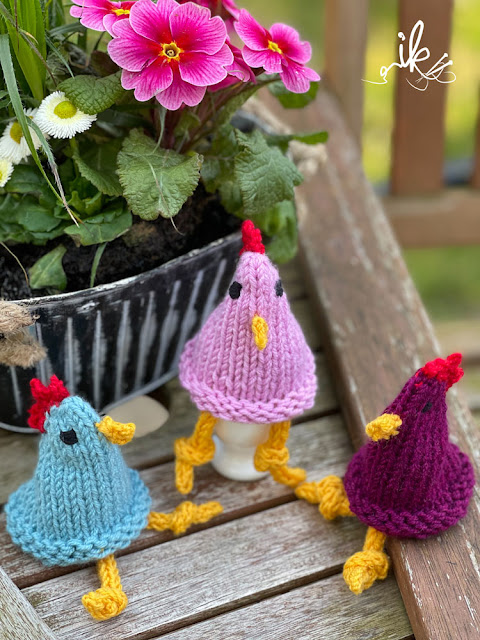 Strickanleitung Eierwärmer Huhn