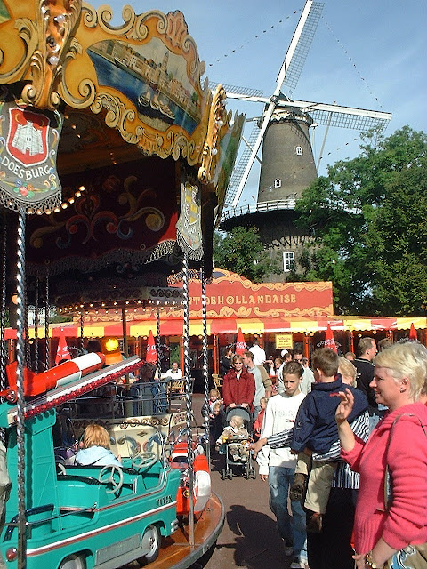 Kermis in Leiden met drie oktober viering