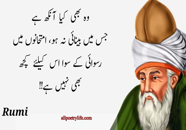 Top Best Rumi Poetry in Urdu  - Rumi quotes Urdu
