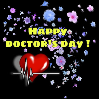 Happy doctor's day greeting card