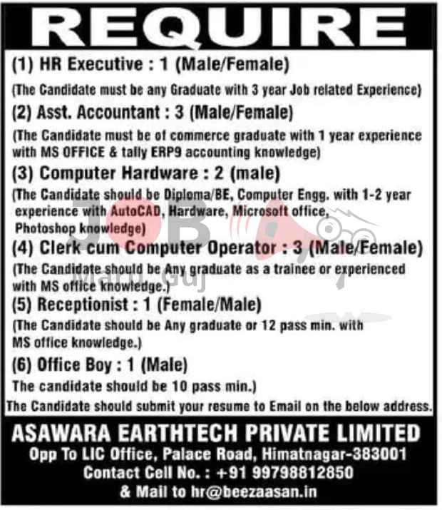 Various Staff Bharati - Asawara Earthtech Pvt. Ltd. Himmatnagar