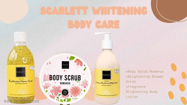 Scarlett whitening body care