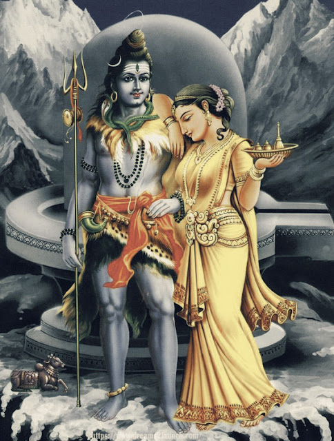 shiva parvati romantic images