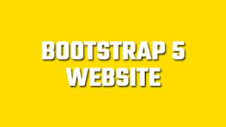 Bootstrap 5 Simple Website Design