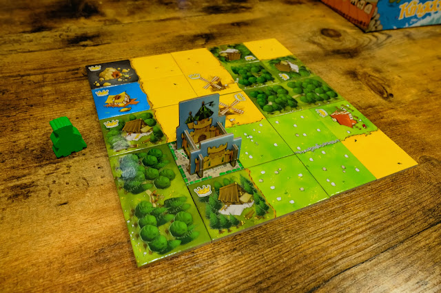 kingdomino board game 多米諾王國 最終建造出5*5範圍的王國