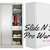 Slide N Store Pro Wardrobe 2 Door in Tex Bond White color