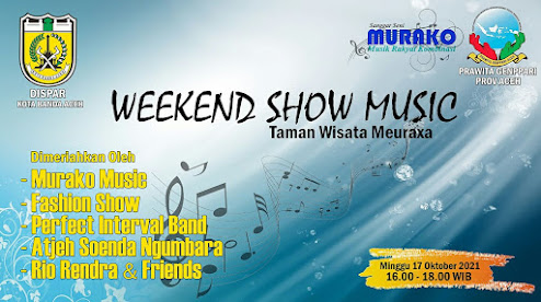 Hibur Masyarakat Kota, Dinas Pariwisata Banda Aceh Gelar  Weekend Show Music