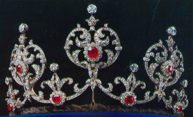 ruby tiara sweden crown princess margaret e. wolff necklace edward vii