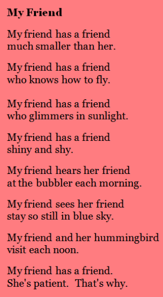 Puisi Bahasa Inggris Persahabatan