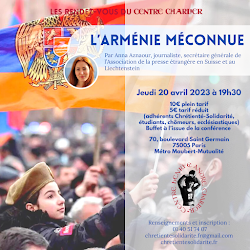 L'Arménie méconnue: Conférence d'Anna Aznaour au Centre Charlier le 20 avril 2023