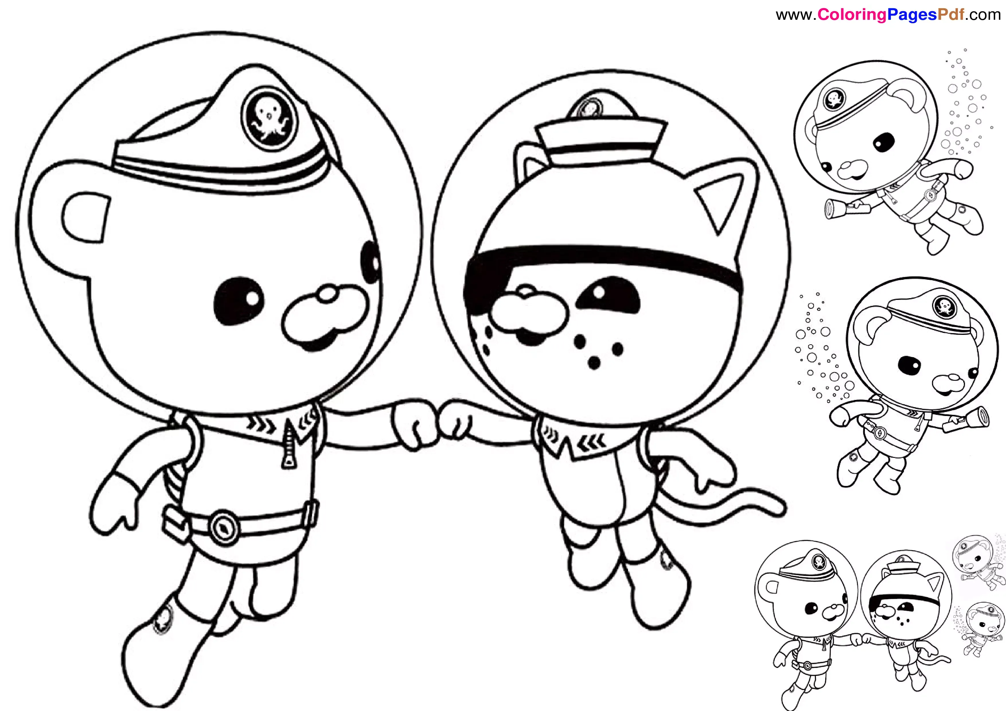 Free octonauts coloring pages