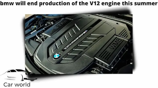 This summer, with a special edition of the 7 Series, bmw will end production of the V12