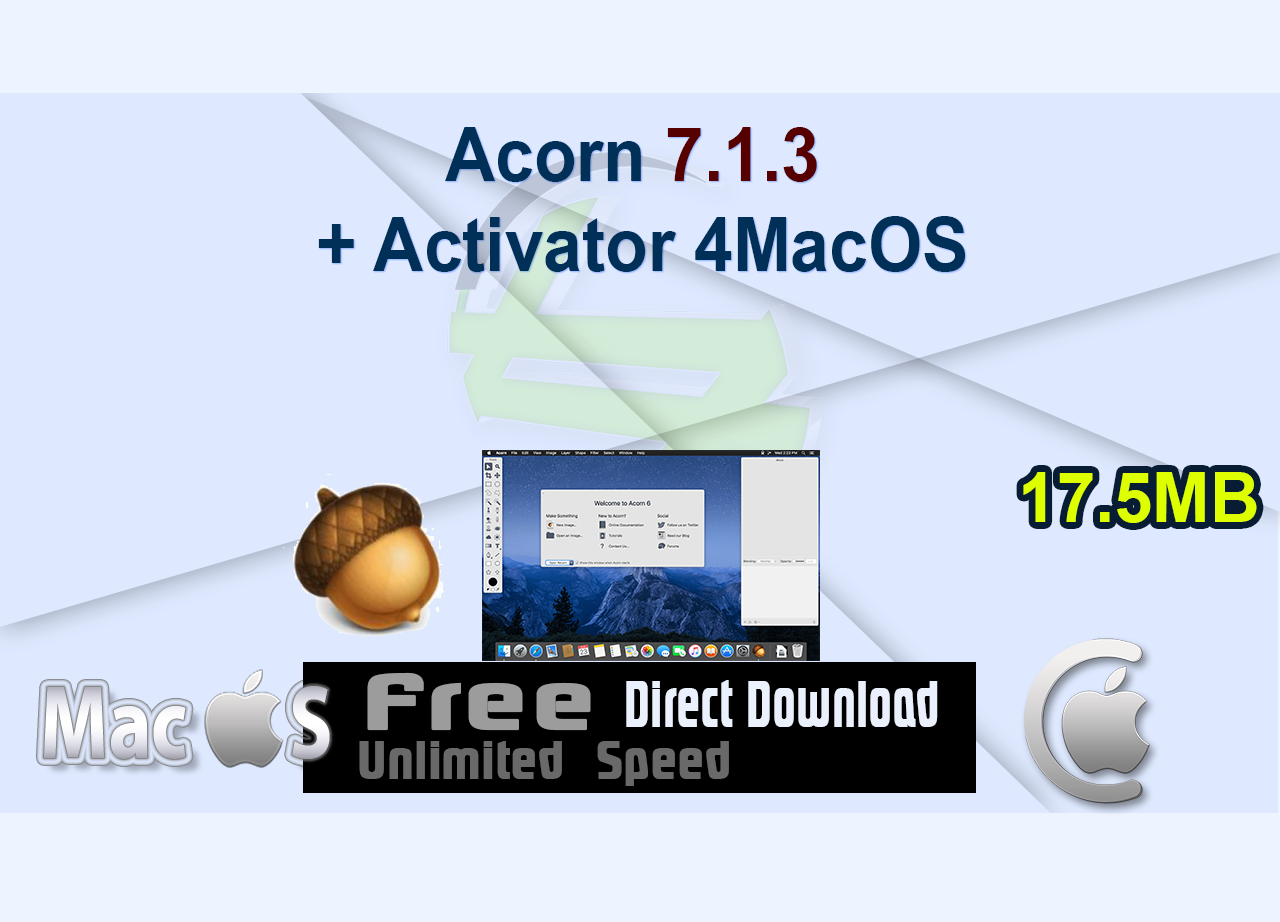 Acorn 7.1.3 + Activator 4MacOS