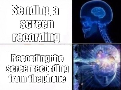 screen recording meme