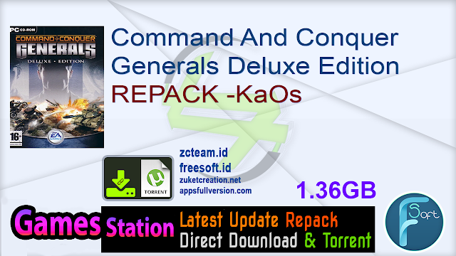 Command And Conquer Generals Deluxe Edition REPACK -KaOs