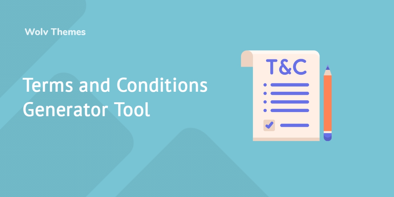 Terms and Conditions Generator Tool