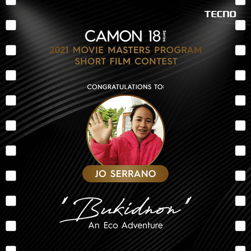 Filipina filmmaker Johanna Serrano is the Grand Winner of the first TECNO Movie Masters Program