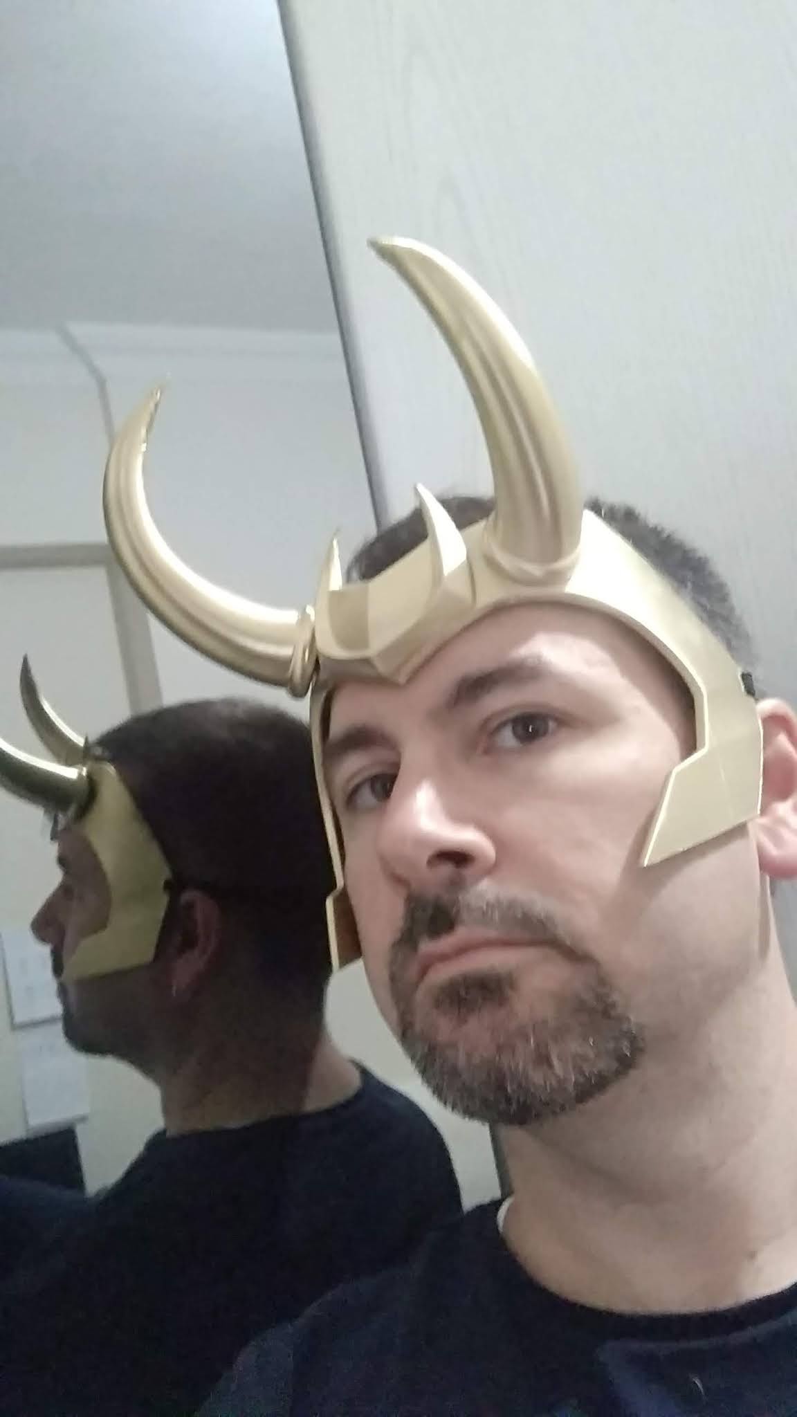 3d yazıcı baskısı avengers loki maskesi