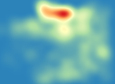 Heatmap with Spectral Invert Color Ramp