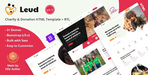 Best Charity & Donation HTML Template