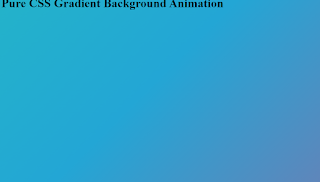 Pure CSS Gradient Background Animation | CSS Gradient Background - codewithrandom